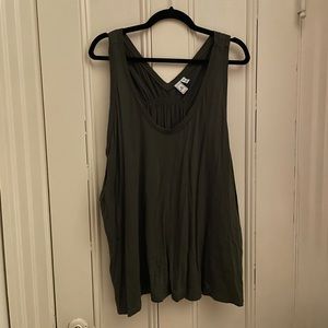 Dark grey/green tank top